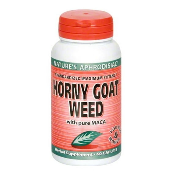 Windmill Horny Goat Weed With Pure Maca Caplets - 60 Ea, 2 Pack