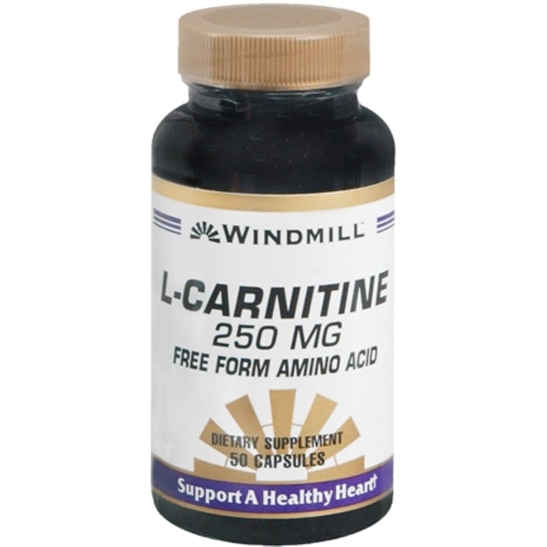 l carnitina 250 mg Windmill L-Carnitine 250 mg Capsules 50 Capsules