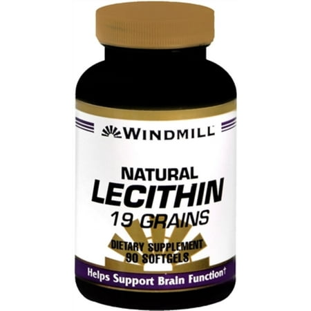 Windmill Lecithin 19 Grain Softgels Natural 90 Soft Gels