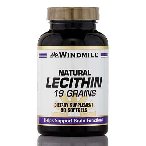 Windmill Lecithin 19 Grain Softgels Natural 90 Soft Gels