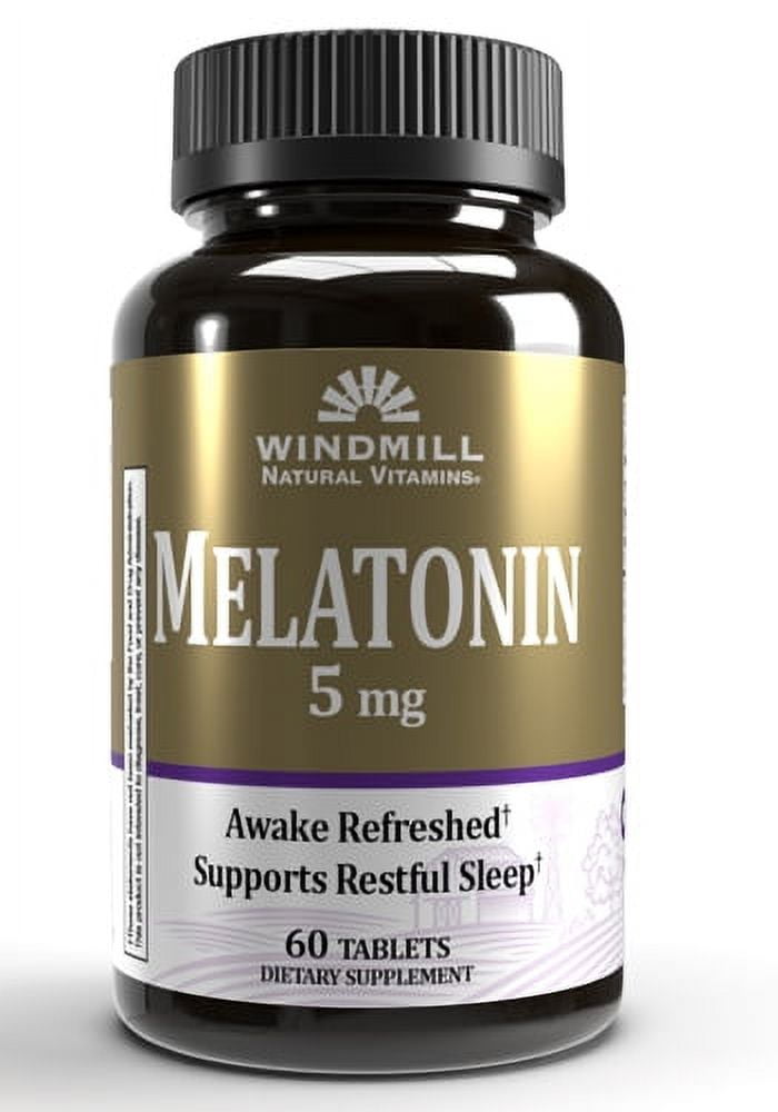 Windmill Melatonin 5 mg 60 Tablets (Pack of 4)