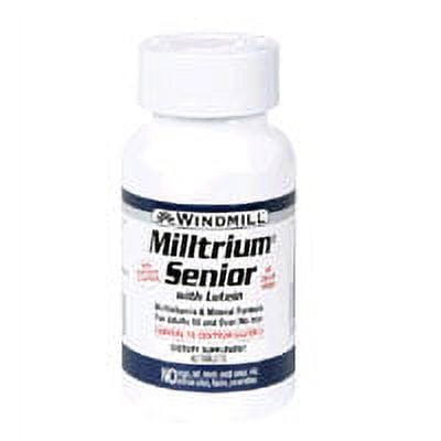 Windmill Milltrium Senior Tablets With Lutein - 120 Ea, 6 Pack