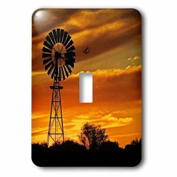 3dRose, Windmill, Oodnadatta Track, Outback, Australia-AU01 DWA2443 - David Wall, single toggle switch