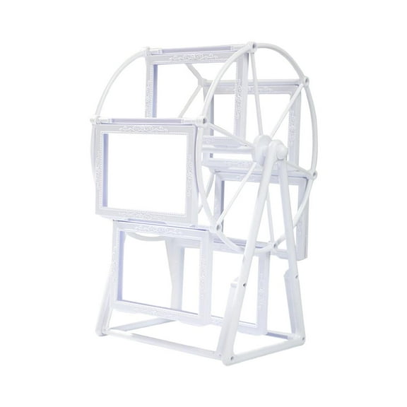 Pekkaxy Windmill Photo Frame, 12.6 x 8.66 x 5.91 in, Rotating Multi-Photo Display, Decorative Wall or Tabletop Memory Showcase
