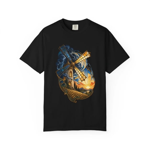 Windmill Recipe Create Windmill Sunrise Graphic T-Shirt - Walmart.com