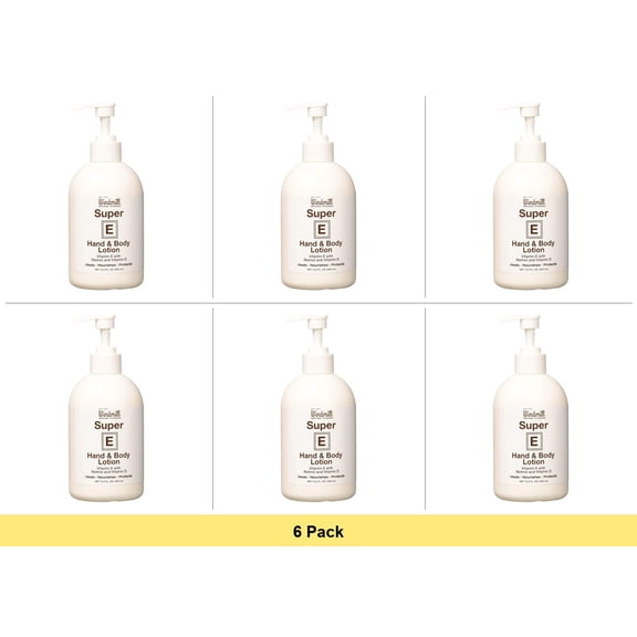Windmill Super E Natural Vitamin E Hand and Body Lotion - 16 Oz - 6 Pack Bundle