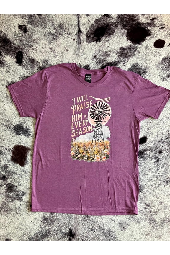 Windmill Tshirt Boho Bible Verse Design