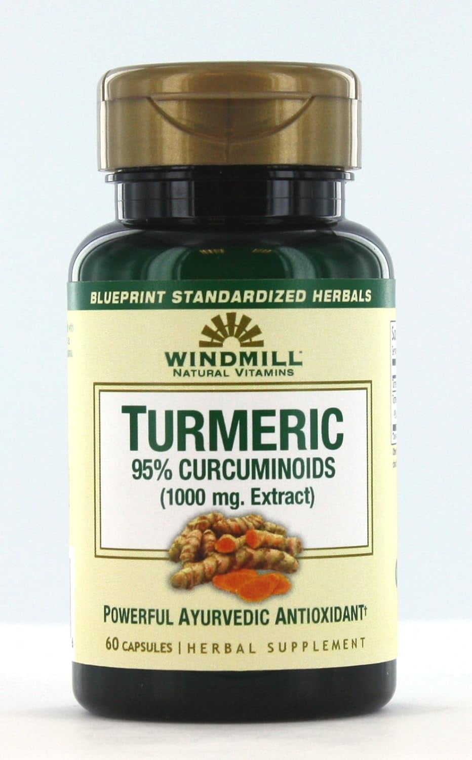 Windmill Turmeric 95 Percent Curcuminoids 1000 Mg Capsules 60 Ea