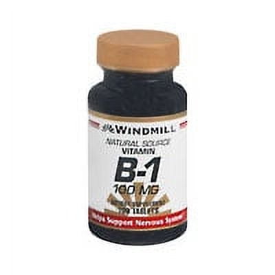 Windmill Vitamin B-1 100 mg Tablets 100 Tablets