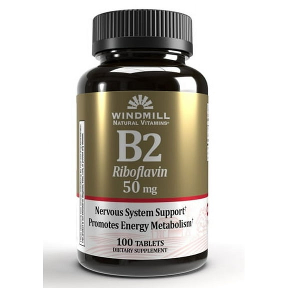Windmill Vitamin B-2 50 mg 100 Tablets