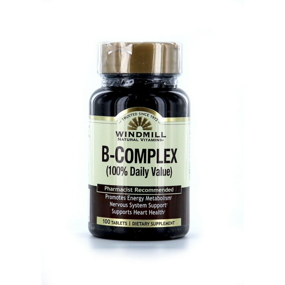 Windmill Vitamin B-Complex (100% Daily Value) - 100 Tablets