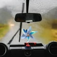 thumbnail image 1 of Windmills Reflective Car Decoration - Car Mi Rror Bird Det Errent Bird Det Errent with Pin Wheels for Outdoor and Unique Style, 1 of 3