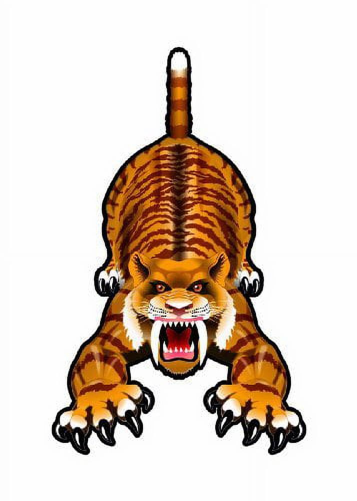 WindnSun DinoSoars Sabre Tooth Tiger Nylon Kite-54 Inches Tall Multi-Colored