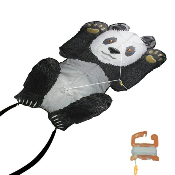 Windnsun Skyzoo Polyester Ripstop Panda Kite, 40" Tall