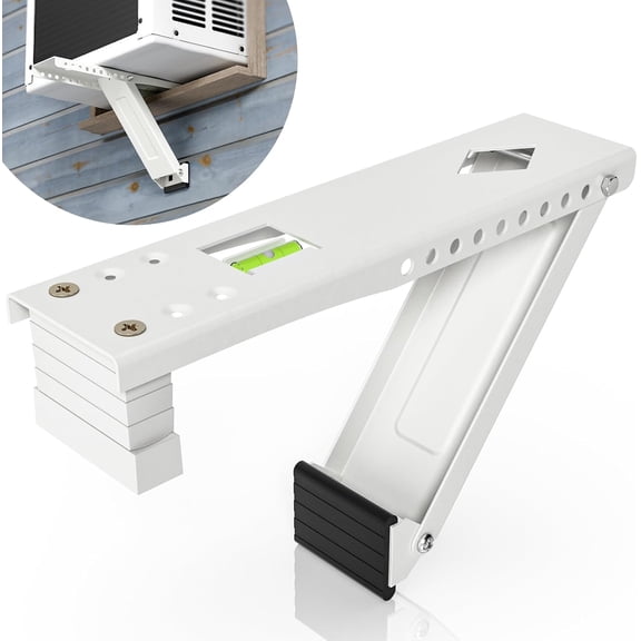 Window AC Bracket, Universal Window Air Conditioner Support Bracket, Window AC Mount, Air Conditioner Holder for Hung Windows, Support Up to 85 lbs