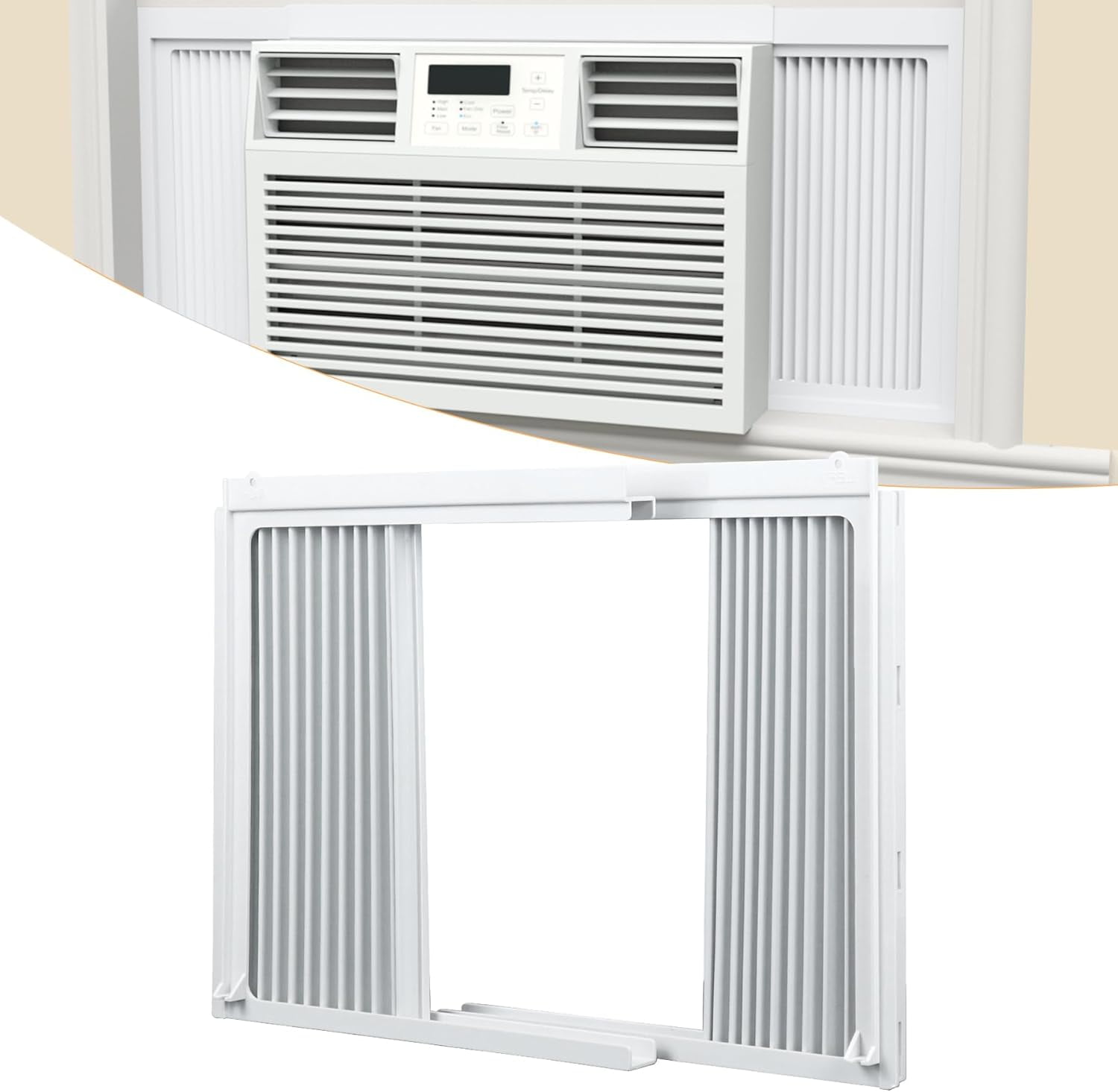 Window AC Side Panels with Frame, Insulation Window Air Conditioner ...