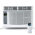 thumbnail image 1 of Window AC Unit 6000 BTU, Efficient Cooling Window Air Conditioner with Remote and App Control, Window-Mounted Room Air Conditioner for Rooms up to 250 Sq.ft, 3 Fan Speeds, Easy Install Kits, 1 of 9