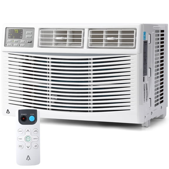 Window Air Conditioner 10000 Btu, Wi-Fi Enabled, Cools Up to 450 Sq. Ft., 10K Btu Window Ac Unit with Remote & App Control