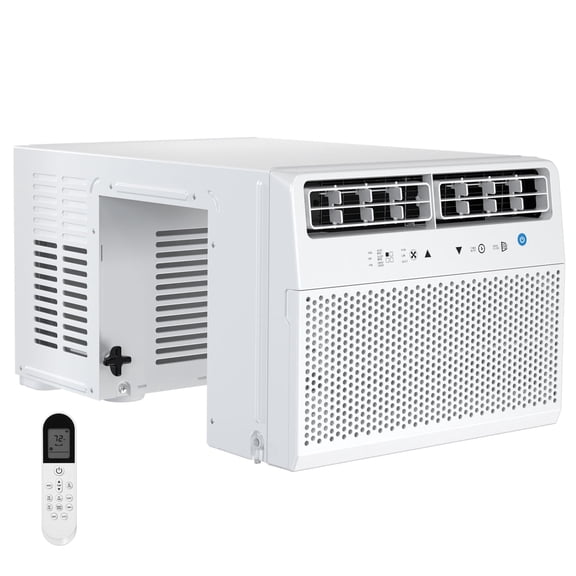 Window Air Conditioner12000 BTU Window AC Unit Cooling Room 550 sq.ftFast Cooling24H TimerDehumidifierEnergy SavingRemote Control for Living RoomBedroomOffice