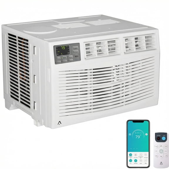 Window Air Conditioner 8,000 BTU，3 In 1 Quiet Window AC Unit,for Bedrooms, Apartments, Dorms,With Wifi