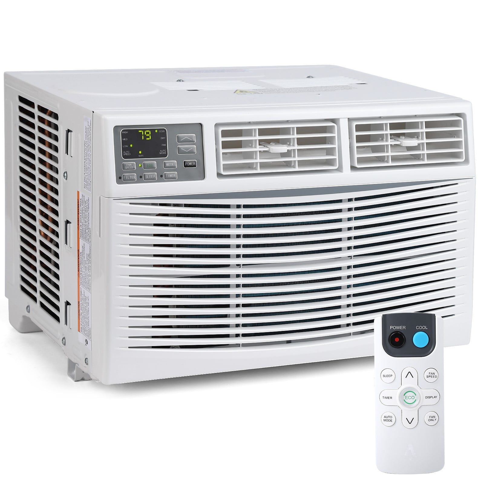 Window Air Conditioner, 8,000 BTU Smart Air Conditioner with Remote