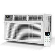 Window Air Conditioner 8000 BTU 350 Sq. ft. Intelligent, LED Display Screen, with Remote Control,Ac Can Be Used as a Dehumidifier/Fan, Operates Quietly, Energy-Saving. Timer/Sleep and ECO