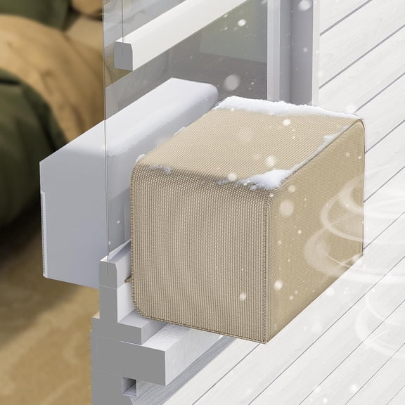 Window Air Conditioner Cover, Compatible with Midea U-Shaped Window AC Unit, Fit for 8,000, 10,000, 12,000 BTU, Heavy Duty Weatherproof Air Conditioner Covers for Outside Units