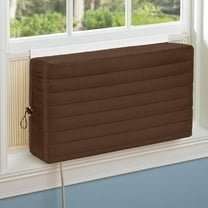 Window Air Conditioner Cover Indoor - Inside AC Cover for Winter Protection - Double Layers Insulation with Free Drawstring