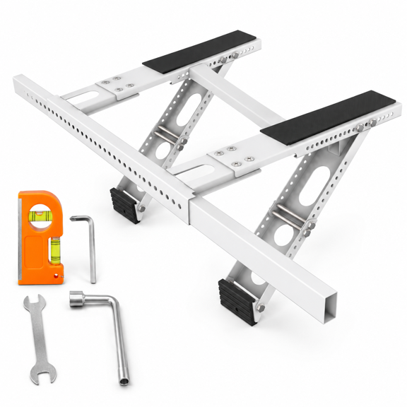 Window Air Conditioner No Drilling Support Bracket, Heavy Duty Steel, Fits Single & Double-hung Windows, Holds Up To 200lbs