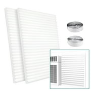 Window Air Conditioner Side Insulated Panel 01VACUUM001BLACK, 2PIC Full Surround Insulation Panels Window Seal Kit, WinterSummer Winter Heat and Draft Insulating,Insulation Foam Material