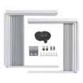 Window Air Conditioner Side Panel with Frame, Room Accordion Filler