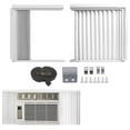 Window Air Conditioner Side Panels with Frame Set, Room Accordion