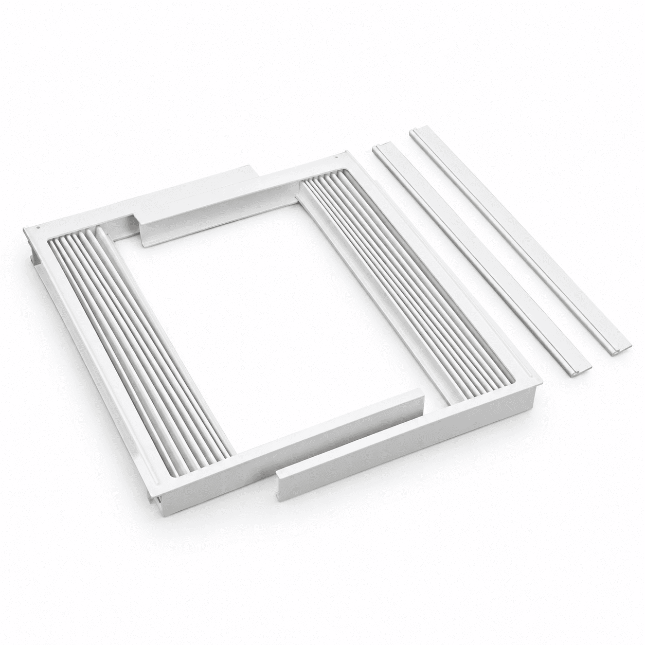 Window Kuling Unit Window Air Conditioner Side Panels, White, Fit 5,000 BTU Units ...