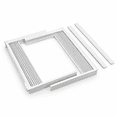 Window Kuling Unit Window Air Conditioner Side Panels, White, Fit 5,000 BTU Units ...