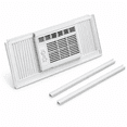 Window Kuling Unit Window Air Conditioner Side Panels, White, Fit 5,000 BTU Units ...