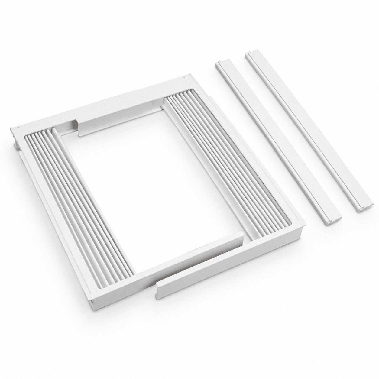 Window Kuling Unit Window Air Conditioner Side Panels, White, Fit 5,000 BTU Units ...