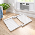 Window Kuling Unit Window Air Conditioner Side Panels with Frame, Adjustable AC Panel Kit ...