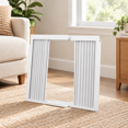 Window Kuling Unit Window Air Conditioner Side Panels with Frame, Adjustable Kit Fits for ...