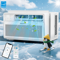 Uhomepro 10,000 BTU Window Air Conditioner, 15-CEER, Energy Saving 38%, Window AC Units with Washable Filter & Adjustable Window Fit, Portable Air Conditioners w/ 4 Modes - Cools up to 450 Sq. Ft