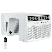 Window Air Conditioner with Remote Control,10000 BTU 115 Volt U-Shape,Window AC Unit 6 Modes and 3 Fan Modes,24 Hour Timer,450 Sq.Ft