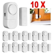 Window Alarm, 10-Pack Mini Window Door Entry Alarm Burglar Security Alarm System Magnetic Sensor Protector for Home
