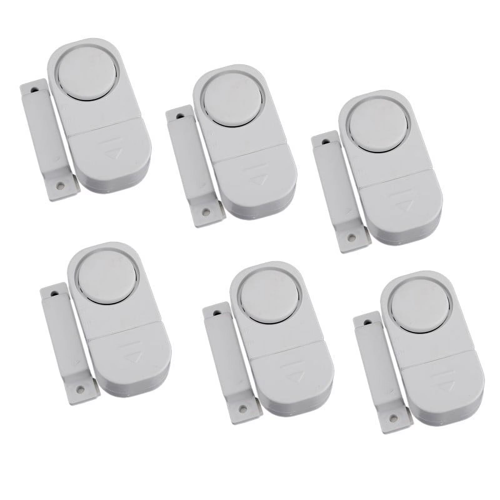 Window Alarm, 6-Pack Mini Wireless Window Door Entry Alarm Burglar ...