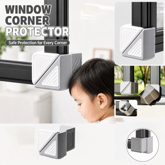 Window Anti-Collision Corner Cover, Elderly Fall Protection Fireplace Corner Safety Accessory, Student Safety Post- Student Shower Gift, Scratch Resistant Cabinet Corner
