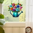 thumbnail image 1 of Window Art Plant 2D Acrylic Decoration, Kettle Flowers Plant Suncatcher, Stained Glass Window Decor, Sun Catchers Hanging Ornament, for Window Indoor/Outdoor Home Pendant Ornaments, 1 of 6