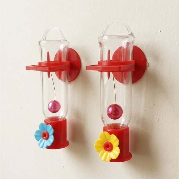 Window Bird Feeder, Suction Cup Water Station Easy Refill Clear Design, Hassle-Free Hydration Accessory for Backyard Garden Birdwatching Enthusiasts Year-Round Use