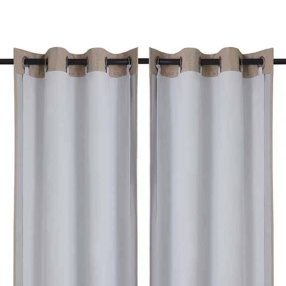 Window Blackout Curtain Liners With 13 Rings  Thermalulated Liner For 63 Inch Curtaeach 36" Wx58 L 2 Per Set 13 Pieces