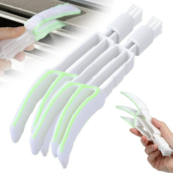 Window Blind Cleaner Duster Brush,New Blind Cleaning Tool for Vertical Blinds,Ceiling Fans and Car Vents,Home Cleaning,Blind Duster,White,1PC