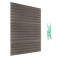 thumbnail image 1 of Window Blinds Cordless Blackout No Drill Cut to Size Clip On Stick On Self Adhesive Temporary Blinds Pleated Paper Blinds for Windows Doors Shades for Home Bedroom Kitchen Bathroom 35.4" x 59.1", 1 of 9