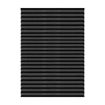 Window Blinds Cordless Blackout No Drill Temporary Blinds Pleated Paper Blinds for Windows Doors Shades for Home Nursery Bedroom Kitchen Bathroom (Black)