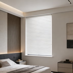 Window Blinds No Drill Cut to Size - Clip On Stick Adhesive Temporary Blinds, Pleated Paper Blinds for Windows Doors Shades for Home Nursery